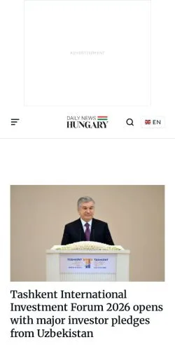 Anteprima del sito Daily News Hungary, media di Stati Uniti per articoli sponsorizzati