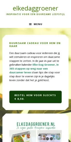 Anteprima del sito Elke Dag Groener, media di Paesi Bassi per articoli sponsorizzati