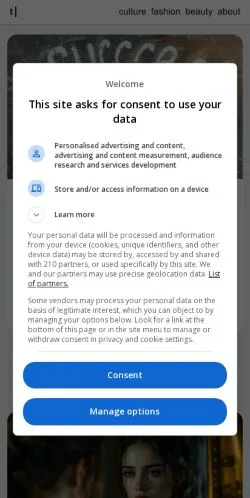Anteprima del sito T Singapore, media di Stati Uniti per articoli sponsorizzati
