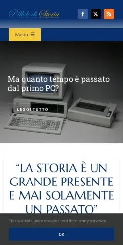 Anteprima del sito PillolediStoria, media di Italia per articoli sponsorizzati