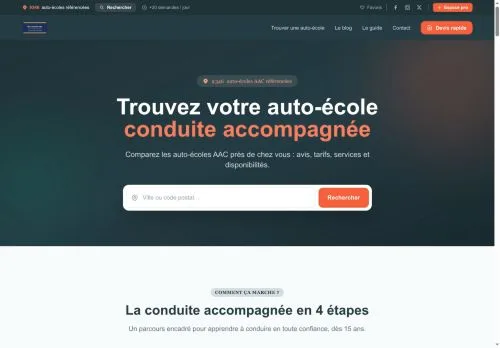 Anteprima del sito Ma Conduite AAC, media di Francia per articoli sponsorizzati