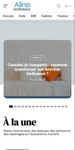 Vorschau der Website Aline Archimbaud, Medium aus Frankreich für gesponserte Artikel