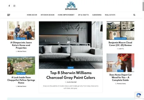 Preview of the Opple House website, a media outlet in United States for sponsored articles