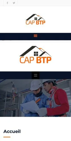 Sponsorlu makaleler için Fransa medyası Cap BTP sitesinin önizlemesi