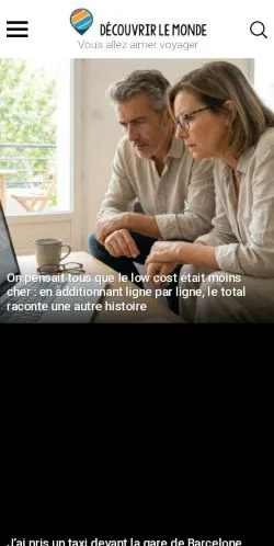 Anteprima del sito Découvrir Le Monde, media di Francia per articoli sponsorizzati