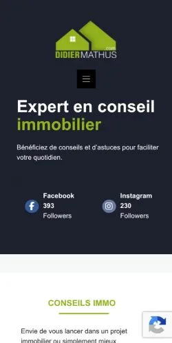 スポンサード記事向けのフランスメディア、Didier Mathusのサイトプレビュー