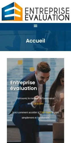 Anteprima del sito Entreprise Évaluation, media di Francia per articoli sponsorizzati