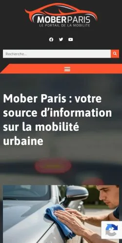 Podgląd witryny Mober Paris, medium z kraju Francja do artykułów sponsorowanych