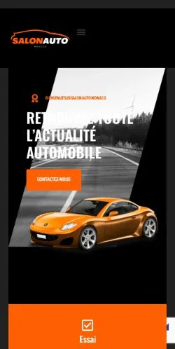 Anteprima del sito Salon Auto Monaco, media di Francia per articoli sponsorizzati