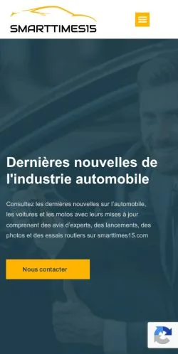 Aperçu du site Actualités Automobiles, média de France pour articles sponsorisés
