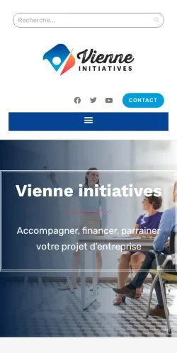 Anteprima del sito Vienne Initiatives, media di Francia per articoli sponsorizzati