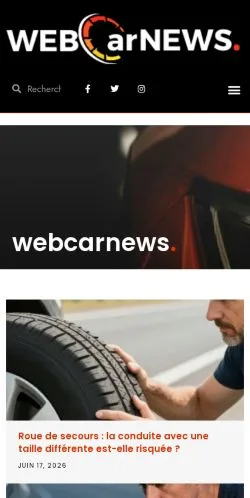 Vorschau der Website Web Car News, Medium aus Frankreich für gesponserte Artikel