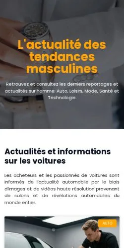 Anteprima del sito Neo Masculin, media di Francia per articoli sponsorizzati