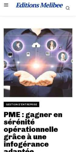 Anteprima del sito Edition B2B, media di Francia per articoli sponsorizzati