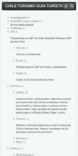 Vorschau der Website OnChile, Medium aus Spanien für gesponserte Artikel