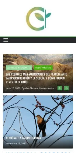 Anteprima del sito Conciencia Eco, media di Stati Uniti per articoli sponsorizzati