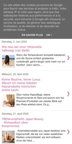 Anteprima del sito In Love With Life, media di Germania per articoli sponsorizzati
