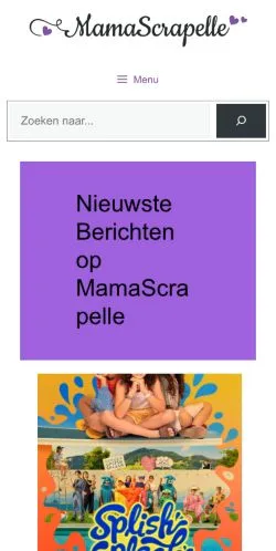 Anteprima del sito MamaScrapelle, media di Paesi Bassi per articoli sponsorizzati