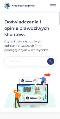 Anteprima del sito NiezależnaOpinia, media di Polonia per articoli sponsorizzati