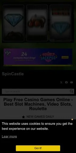 Voorbeeld van de site SpinCastle, medium uit Verenigd Koninkrijk voor gesponsorde artikelen