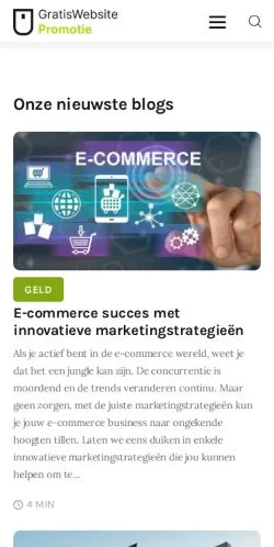 Podgląd witryny Gratiswebsitepromotie, medium z kraju Holandia do artykułów sponsorowanych
