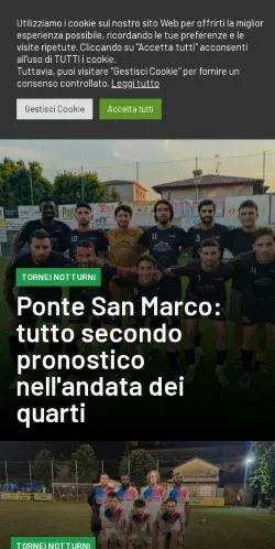 Anteprima del sito Calcio Bresciano, media di Italia per articoli sponsorizzati