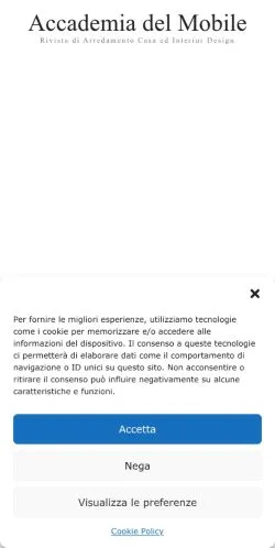 Anteprima del sito Accademia Del Mobile, media di Italia per articoli sponsorizzati