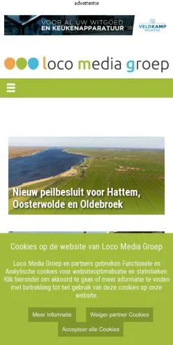 Anteprima del sito Loco Media Groep, media di Paesi Bassi per articoli sponsorizzati