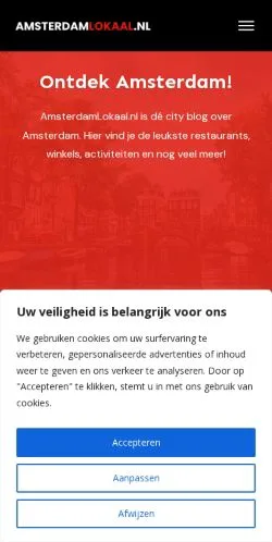 Anteprima del sito AmsterdamLokaal, media di Paesi Bassi per articoli sponsorizzati