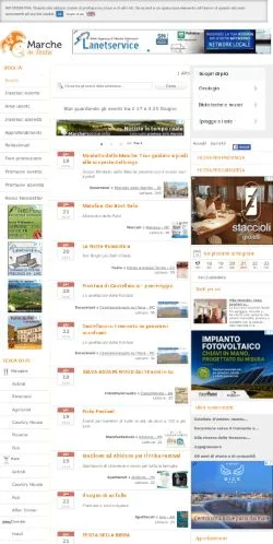 Anteprima del sito Marche In Festa, media di Italia per articoli sponsorizzati