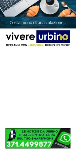 Anteprima del sito Vivere Urbino, media di Italia per articoli sponsorizzati