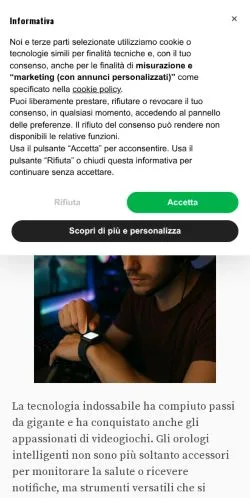 Aperçu du site Opengames, média de Italie pour articles sponsorisés