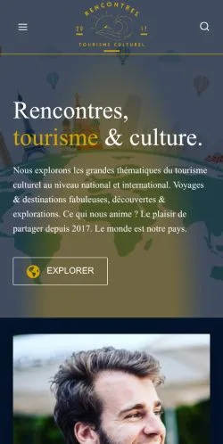 Anteprima del sito Rencontres Tourisme Culturel, media di Francia per articoli sponsorizzati