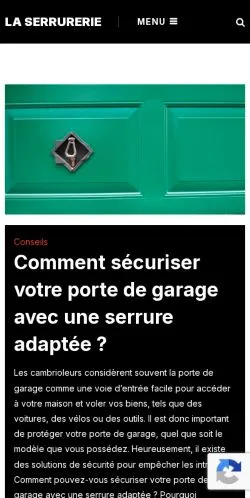Anteprima del sito La Serrurerie, media di Francia per articoli sponsorizzati