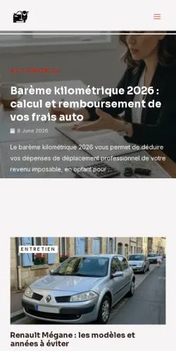 Anteprima del sito Journal Auto Moto, media di Francia per articoli sponsorizzati