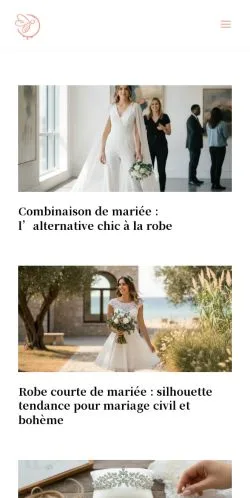 Anteprima del sito Mariage de Miel, media di Francia per articoli sponsorizzati