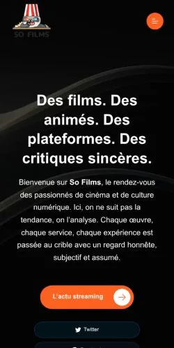 Podgląd witryny So Films, medium z kraju Francja do artykułów sponsorowanych