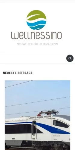 Anteprima del sito Wellnessino, media di Svizzera per articoli sponsorizzati