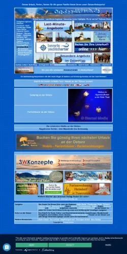 Podgląd witryny Ostsee Urlaub, medium z kraju Niemcy do artykułów sponsorowanych