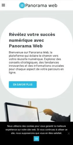 Anteprima del sito Panorama Web, media di Francia per articoli sponsorizzati