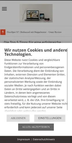 Anteprima del sito Largo-Art, media di Germania per articoli sponsorizzati