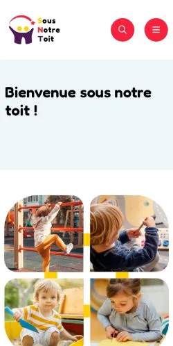 스폰서 기사용 프랑스 매체 Sous Notre Toit 사이트 미리보기