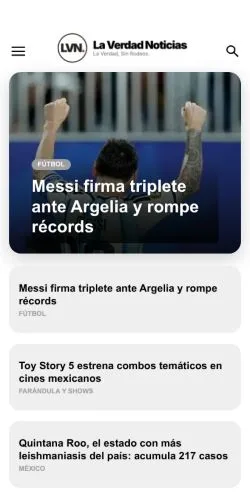 Anteprima del sito La Verdad Noticias, media di Stati Uniti per articoli sponsorizzati