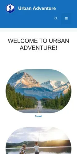 Anteprima del sito Urban Adventure, media di Stati Uniti per articoli sponsorizzati