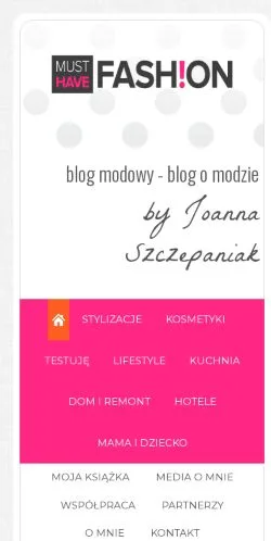 Podgląd witryny Must Have Fashion, medium z kraju Polska do artykułów sponsorowanych