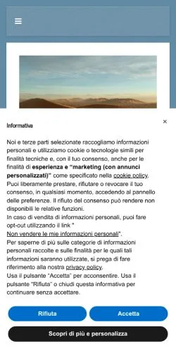 Anteprima del sito Aforismi di Viaggio, media di Italia per articoli sponsorizzati