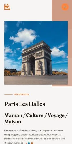 Podgląd witryny Paris Les Halles, medium z kraju Francja do artykułów sponsorowanych