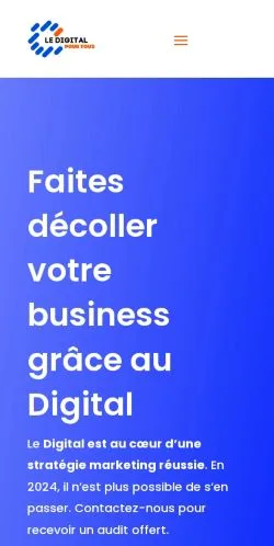 Anteprima del sito Le Digital Pour Tous, media di Francia per articoli sponsorizzati