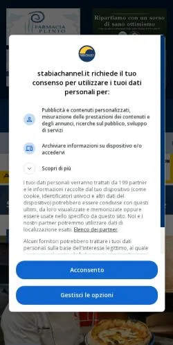 Anteprima del sito StabiaChannel, media di Italia per articoli sponsorizzati