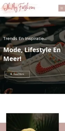 Podgląd witryny OhMyFashion, medium z kraju Holandia do artykułów sponsorowanych